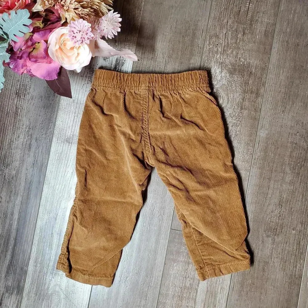 Carter's Size 12m Tan Corduroy Boys Pants NWOT